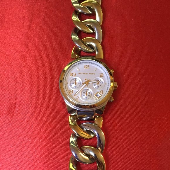 Michael Kors Women's Two-tone Chronograph Watch - Picture 2 of 4